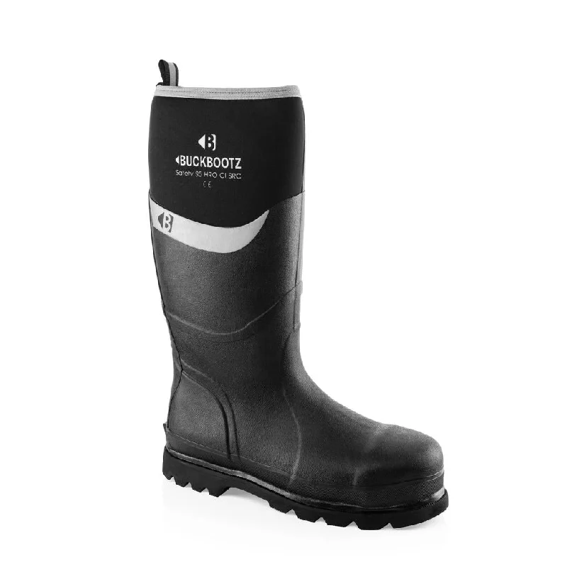 Buckbootz BBZ6000 Safety Wellington Boots Neoprene & Rubber Insulated Buckler Boots