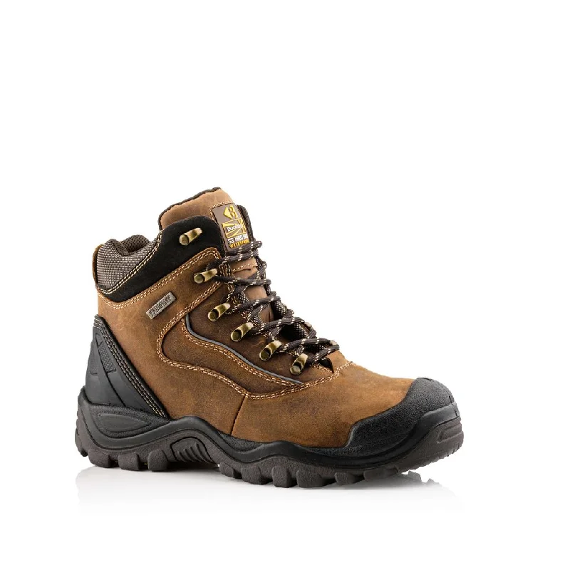 Buckbootz BSH002 Hiker Safety Boots S3 Waterproof Buckshot Buckler Boots