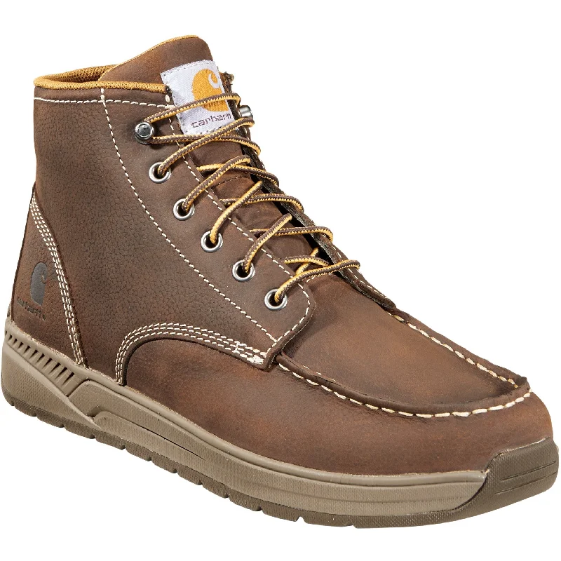 Carhartt Men's 4"" Lightweight Soft Toe Wedge Work Boot Brown - CMX4023