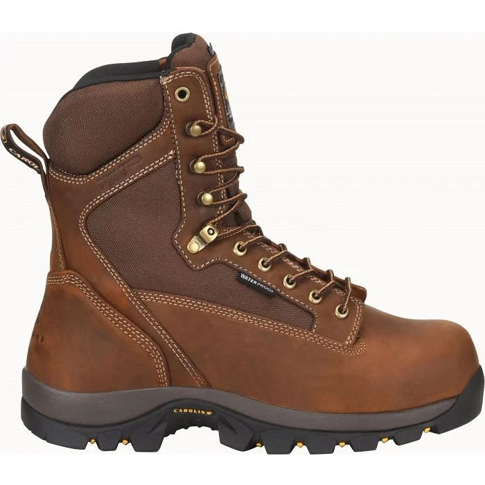 Carolina Men's Forrest 8"" Soft Toe WP Insulated Work Boot -Brown- CA4015