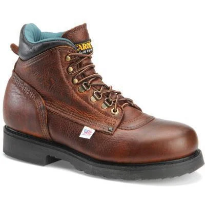 Carolina Men's Sarge Lo USA Made 6"" Work Boot - Amber Gold - 309