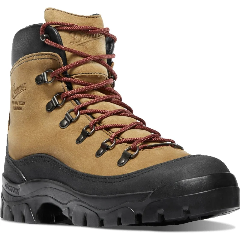 Danner Men's Crater Rim 6"" WP USA Made Hiking Boot - Brown - 37440