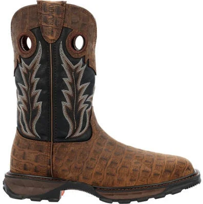 Durango Men's Maverick Xp 11"" ST Western Work Boot -Brown- DDB0456