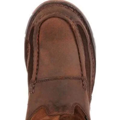 Georgia Boot Men's 10"" Waterproof Georgia Athens Wellington Round Toe Work Boot