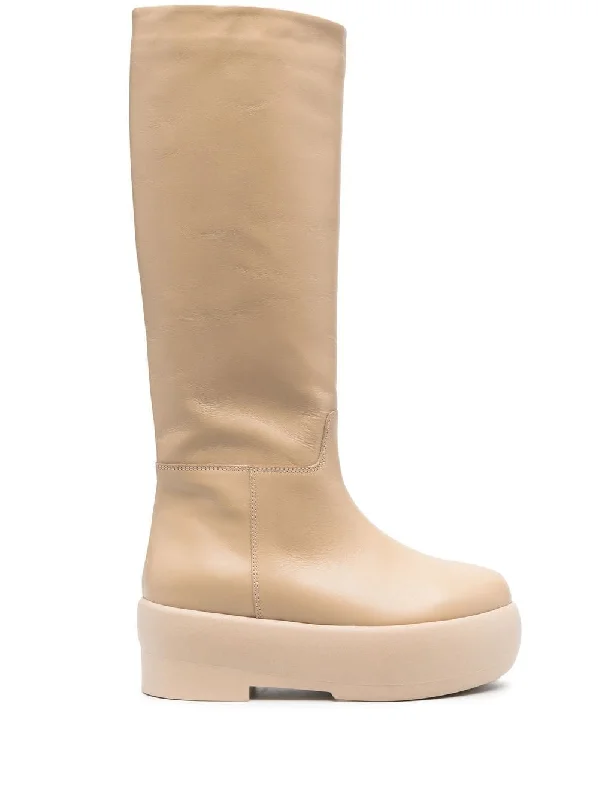 GIA BORGHINI Boots Beige