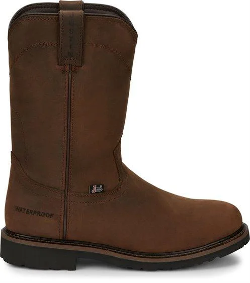 Justin Men's Drywall Whiskey Brown Waterproof Work Boots SE4960