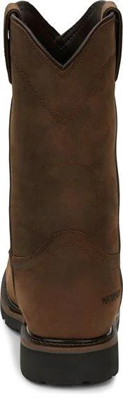 Justin Men's Drywall Whiskey Brown Waterproof Work Boots SE4960