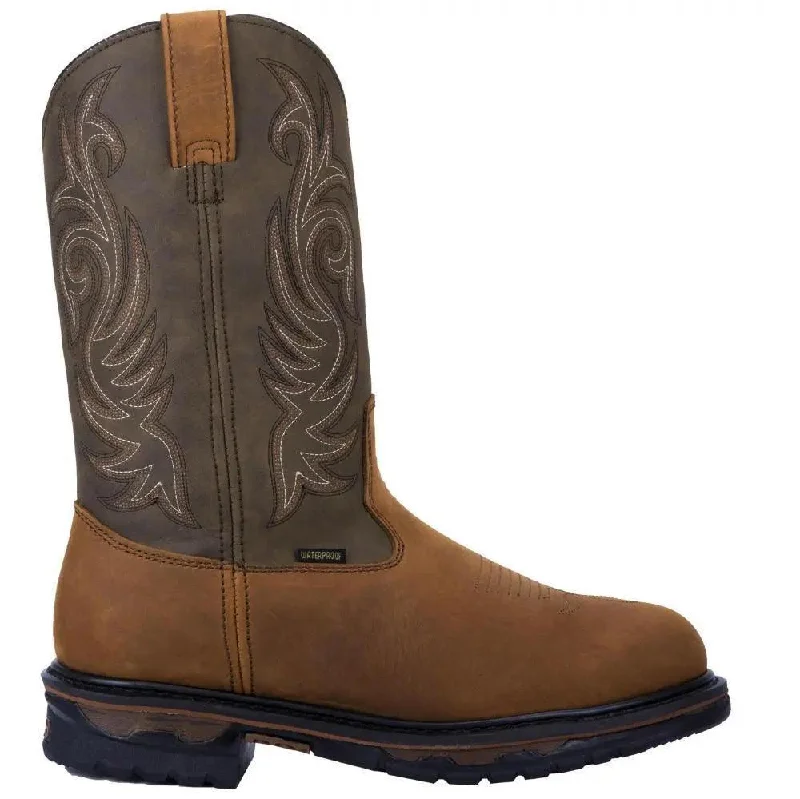 Laredo Hammer Men's Waterproof Round Toe Ranch Work Boot 68112