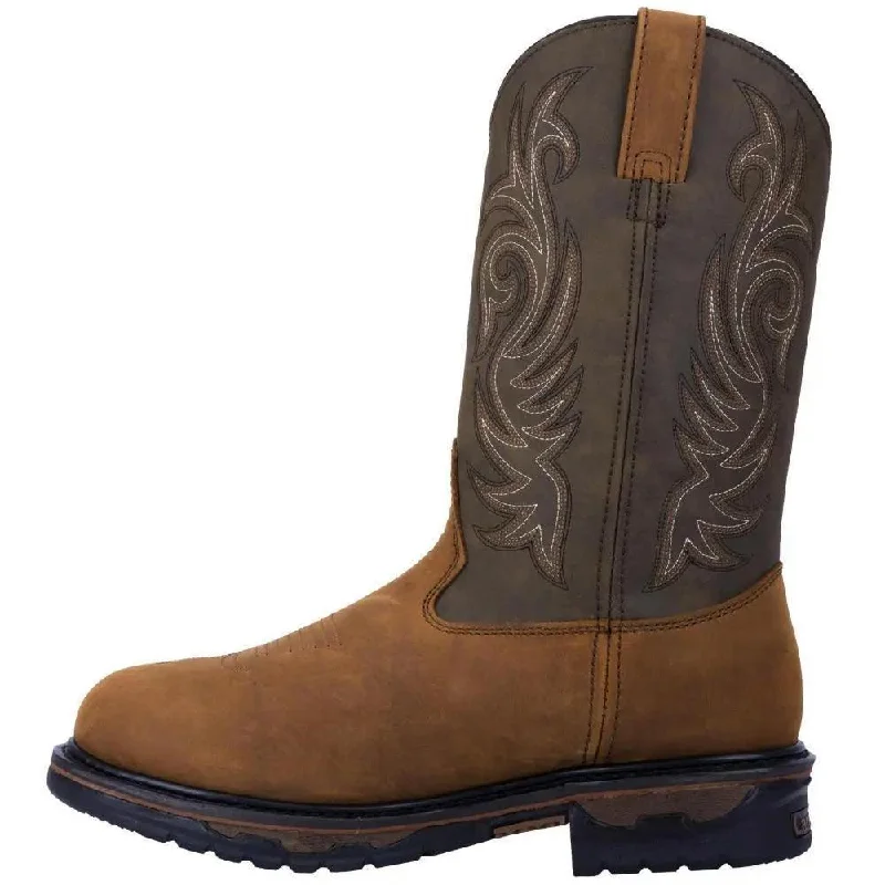 Laredo Hammer Men's Waterproof Round Toe Ranch Work Boot 68112