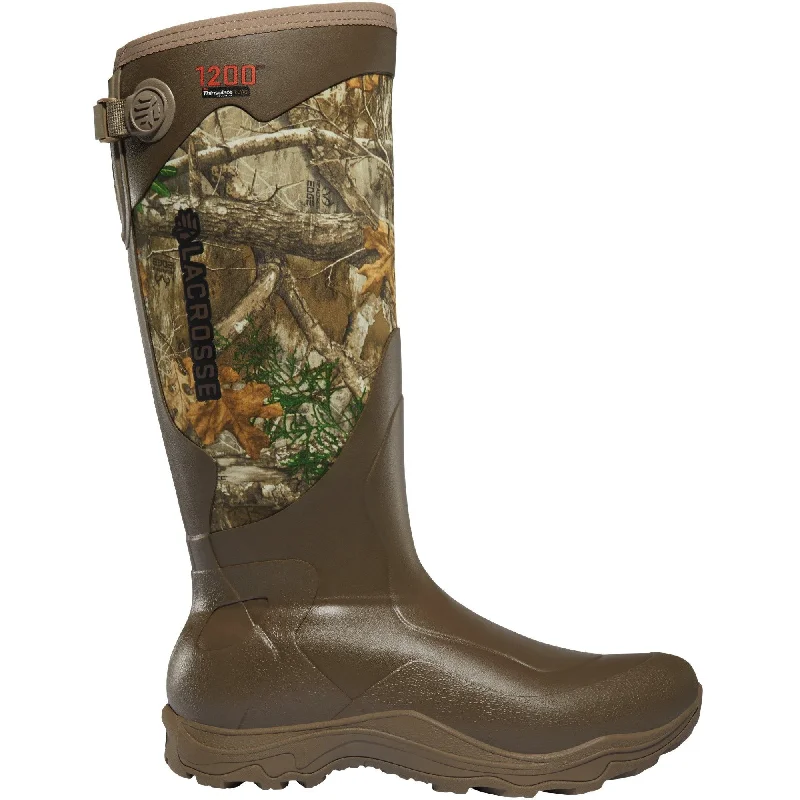 Lacrosse Men's Alpha Agility 17"" Soft Toe WP 1200G Ins Hunt Boot Realtree- 339072