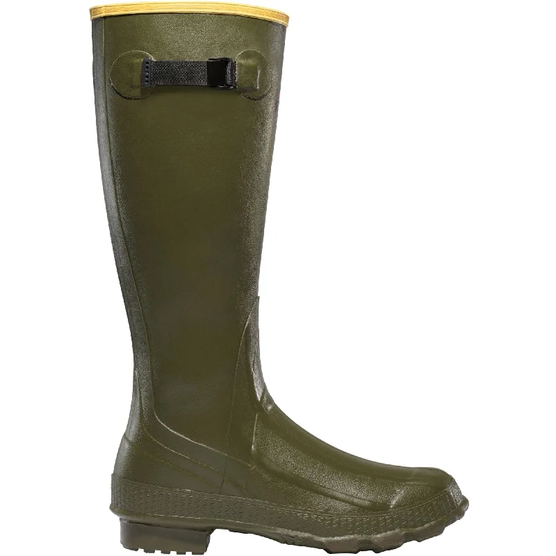 LaCrosse Men's Grange 18"" Rubber Hunt Boot - Green - 150040