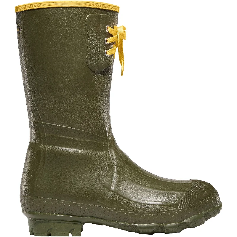 LaCrosse Men's Insulated Pac 12"" Rubber Work Boot - Green - 260040