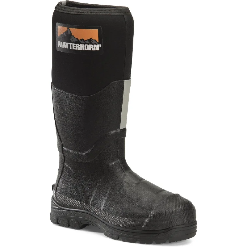 Matterhorn Men's Mud Jumper 16"" Steel Toe WP Metguard Rubber Work Boot- MT202