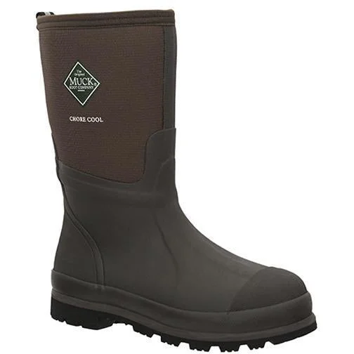 Muck Men's Chore XpressCool Mid 12"" WP Wellington Rubber Work Boot - CMCT-900