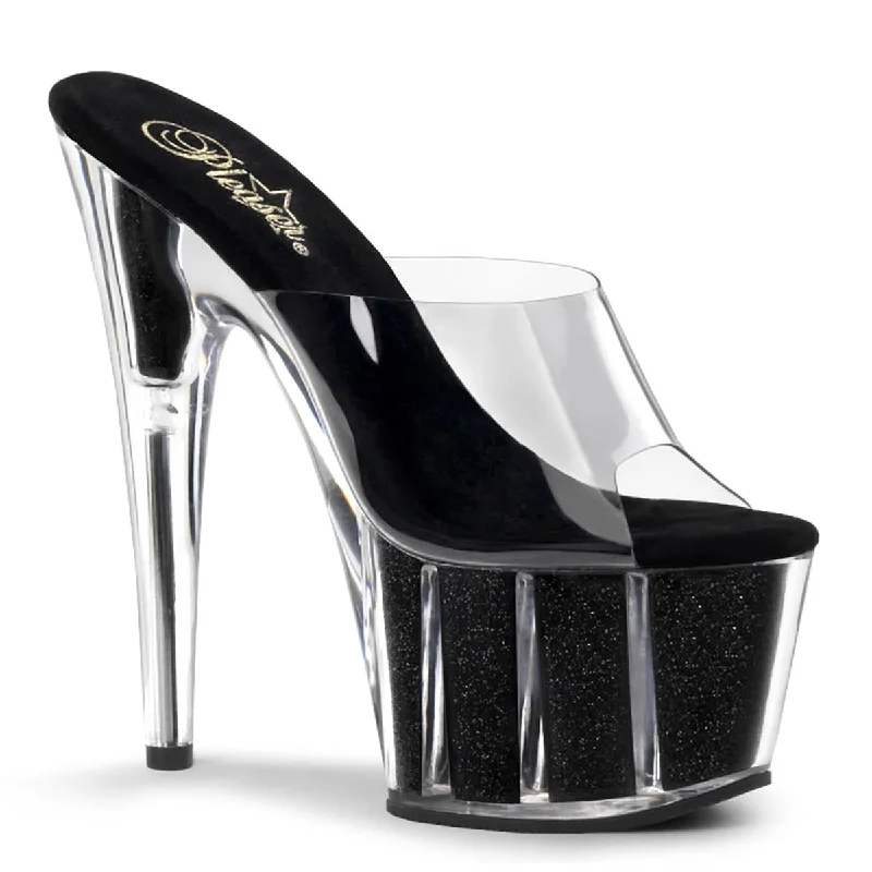 ADORE-701G Sparkly Mules Heels