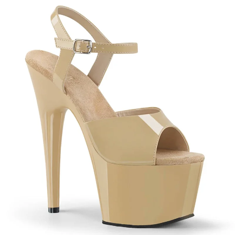 ADORE-709 Nude Open Toe High Heels