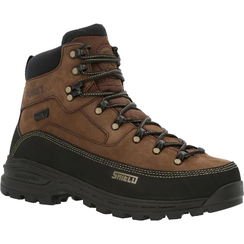 Rocky Men's MTN Stalker Pro 6"" WP Hiker Mountain Boot- Brown - RKS0527