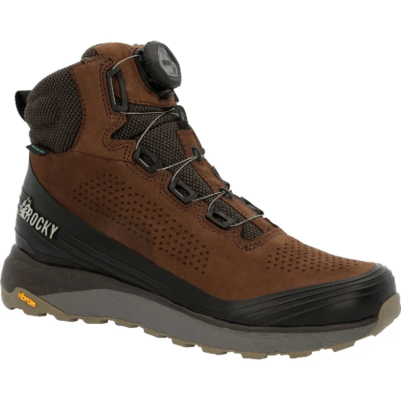 Rocky Men's Summit Elite Event 6"" WP LW BOA Hiking Boot Brown- RKS0541