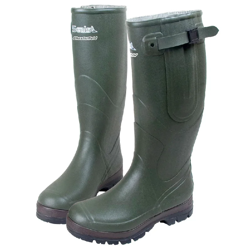 Seals Chesterfield Wellies - Green