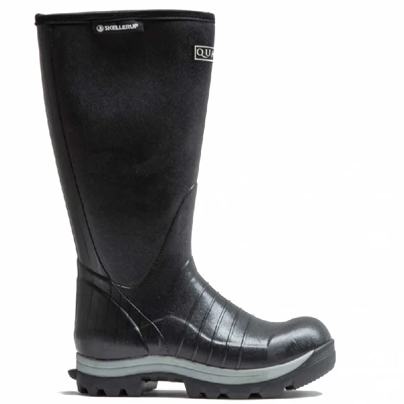 Skellerup Quatro Neoprene Insulated Wellies - Black