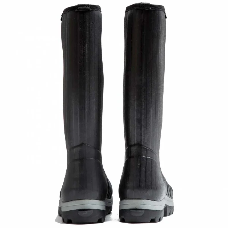 Skellerup Quatro Neoprene Insulated Wellies - Black