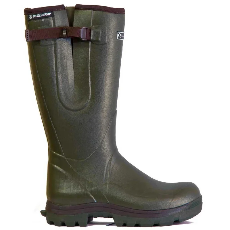 Skellerup Quatro Sport Insulated Green Wellies - Green