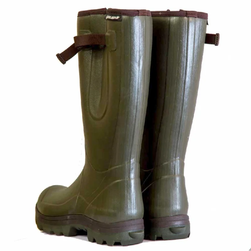 Skellerup Quatro Sport Insulated Green Wellies - Green