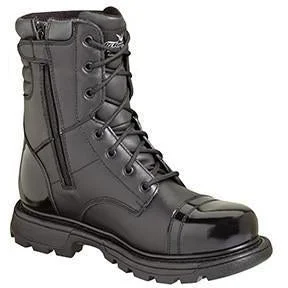 Thorogood Men's GEN-flex 8"" Side Zip Jump Tactical Boot Black 834-6888