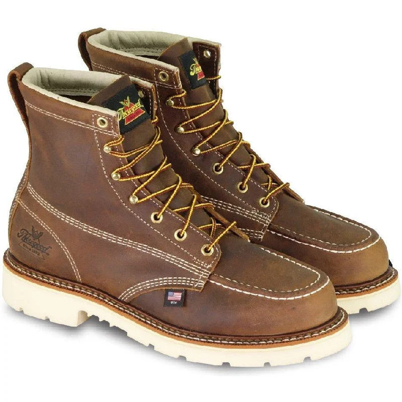 Thorogood Men's USA Made Amer. Heritage 6"" Stl Toe Work Boot- 804-4375