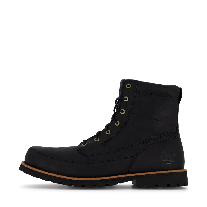 Attleboro Mid Lace Up Boot Jet Jet Black