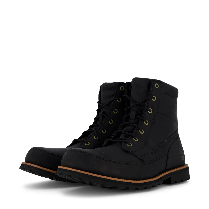 Attleboro Mid Lace Up Boot Jet Jet Black