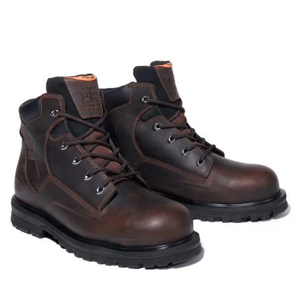 Timberland PRO Men's Magnus 6"" Stl Toe Work Boot - Brown - TB185591214