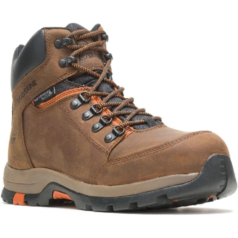 Wolverine Men's Grayson Mid Steel Toe WP Work Boot - Brown - W211043