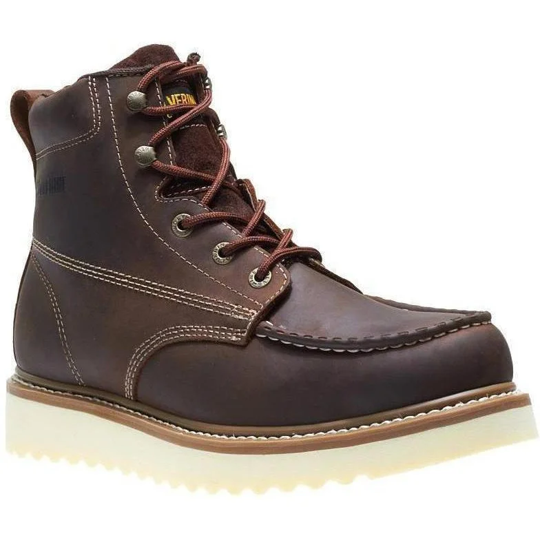 Wolverine Men's Loader 6"" Wedge Work Boot - Brown - W10744