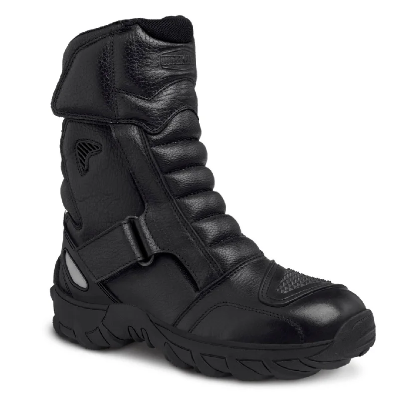 76222 Motorcycle Leather Boots - Full Leather Protections Slip Resistant