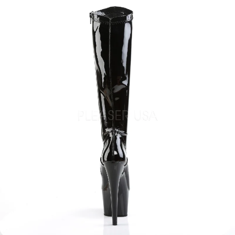 Platform Stretch Knee Boots Adore-2000