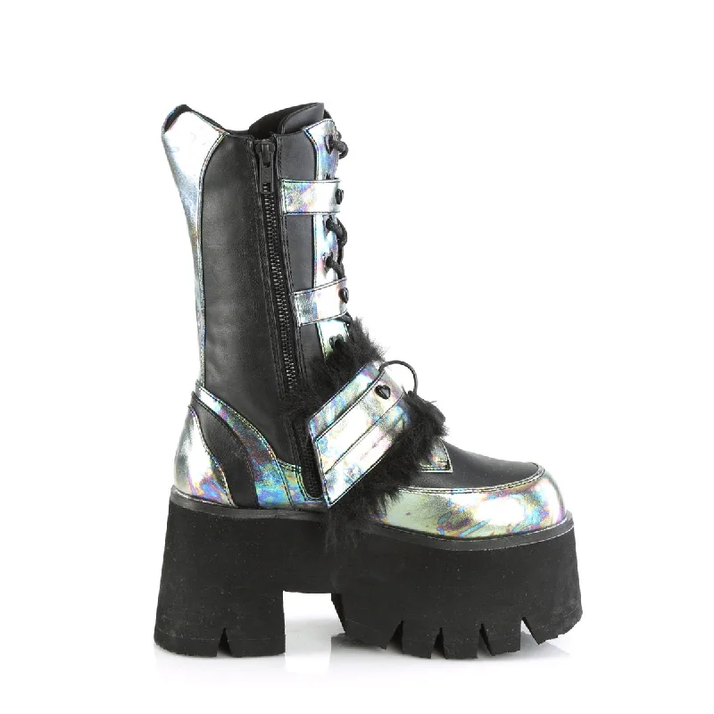 CyberPunk Green Multi Oil Platform Boots ( Demonia Ashes-120)