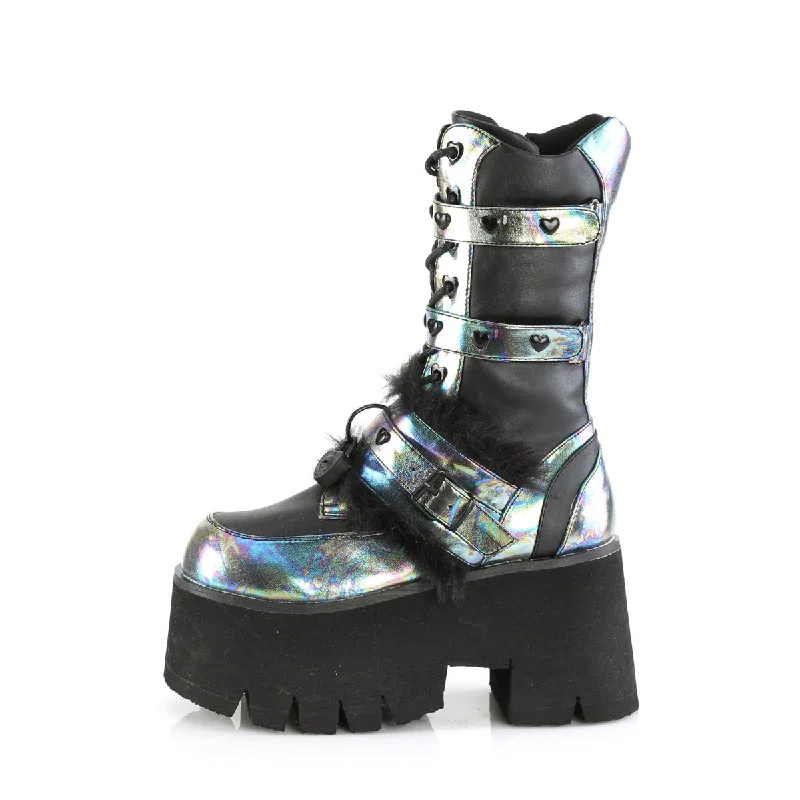 CyberPunk Green Multi Oil Platform Boots ( Demonia Ashes-120)