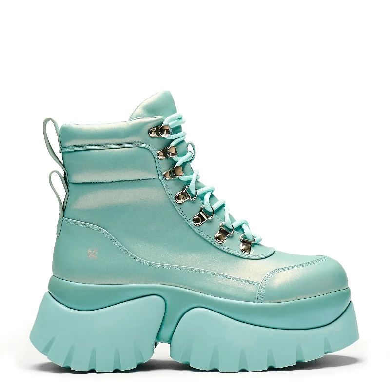 Gooey Baby Blue Platform Boots