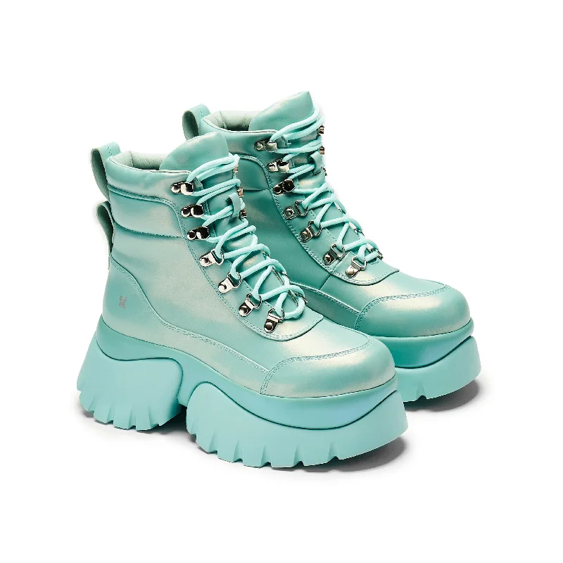 Gooey Baby Blue Platform Boots