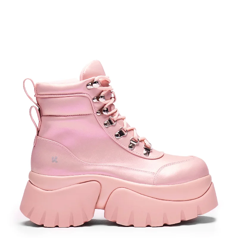 Gooey Bubblegum Platform Boots