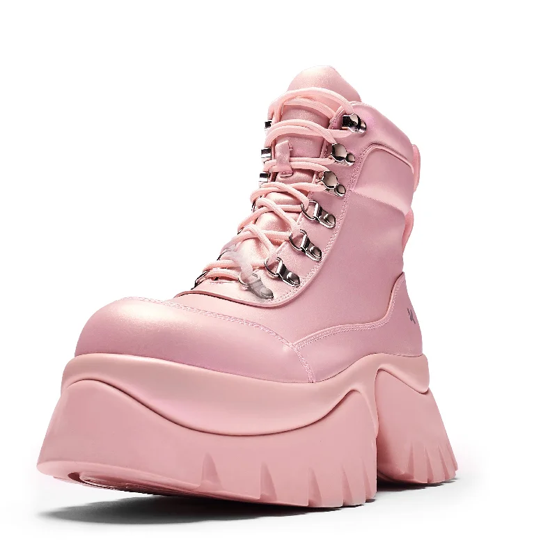 Gooey Bubblegum Platform Boots