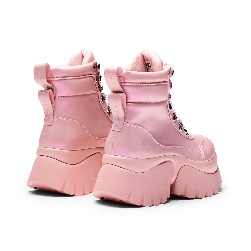 Gooey Bubblegum Platform Boots