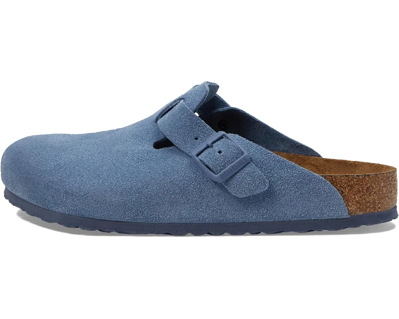 Men's Birkenstock Boston Soft Footbed - Suede