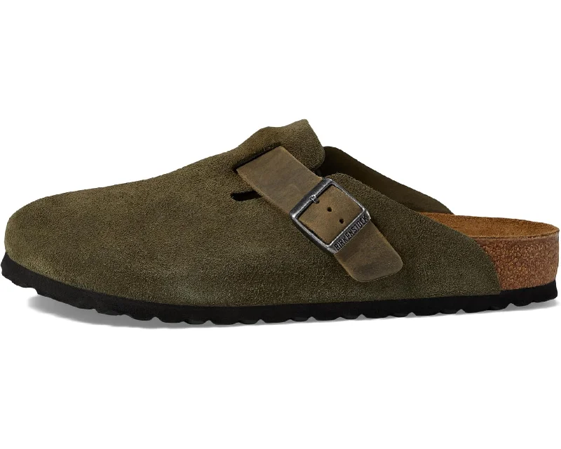 Men's Birkenstock Boston - Suede/Oiled Leather