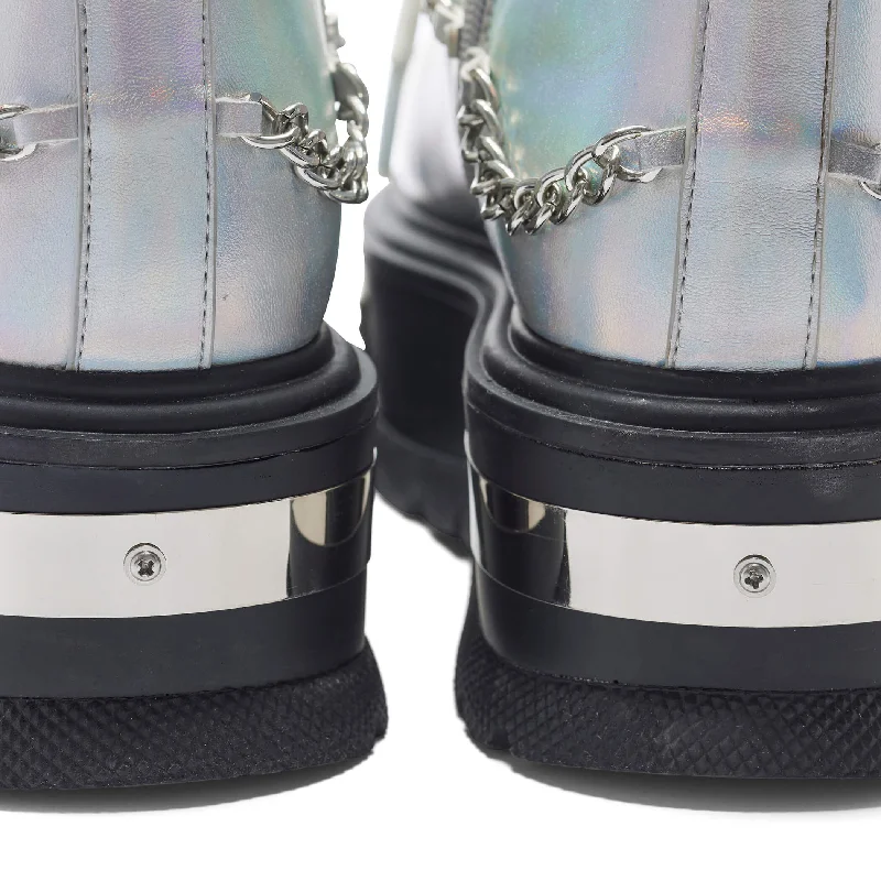 Borin Hardware Platform Boots - Silver Hologram