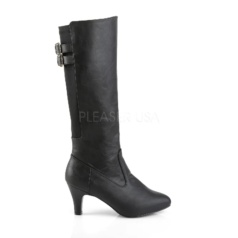 Divine Knee High Boots Black