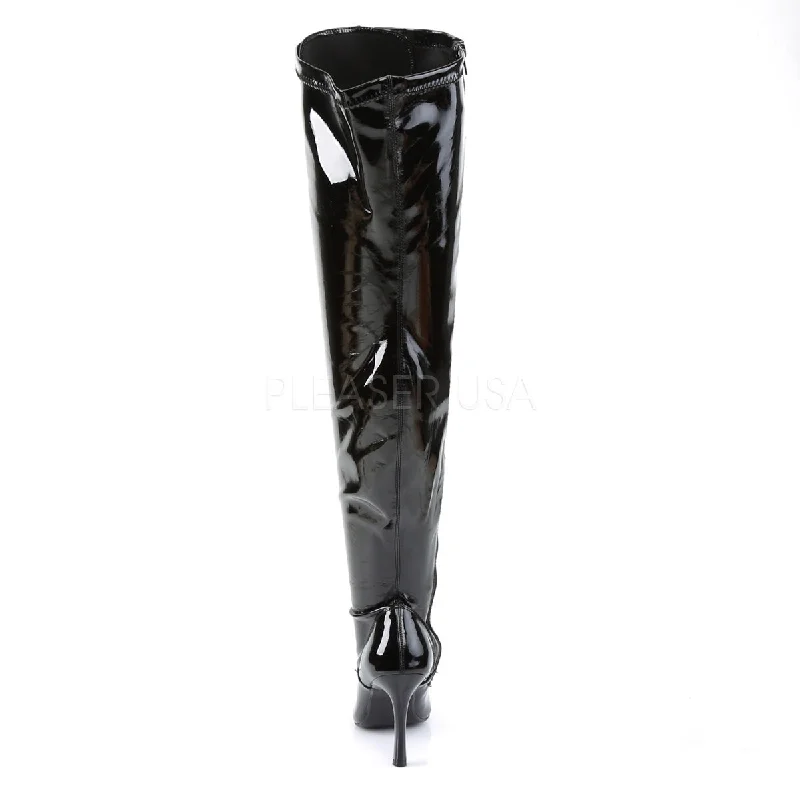 DOMINATRIX-3024X Wide Calf Thigh High Boots