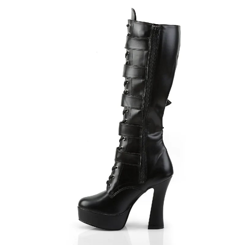 Electra Knee High Boots Black PU