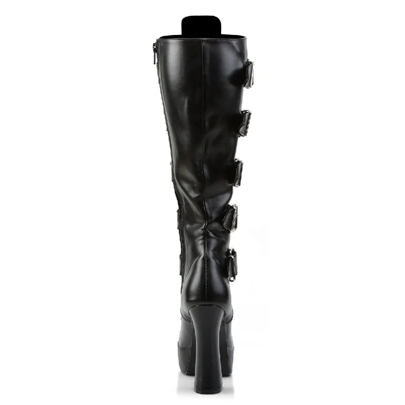 Electra Knee High Boots Black PU